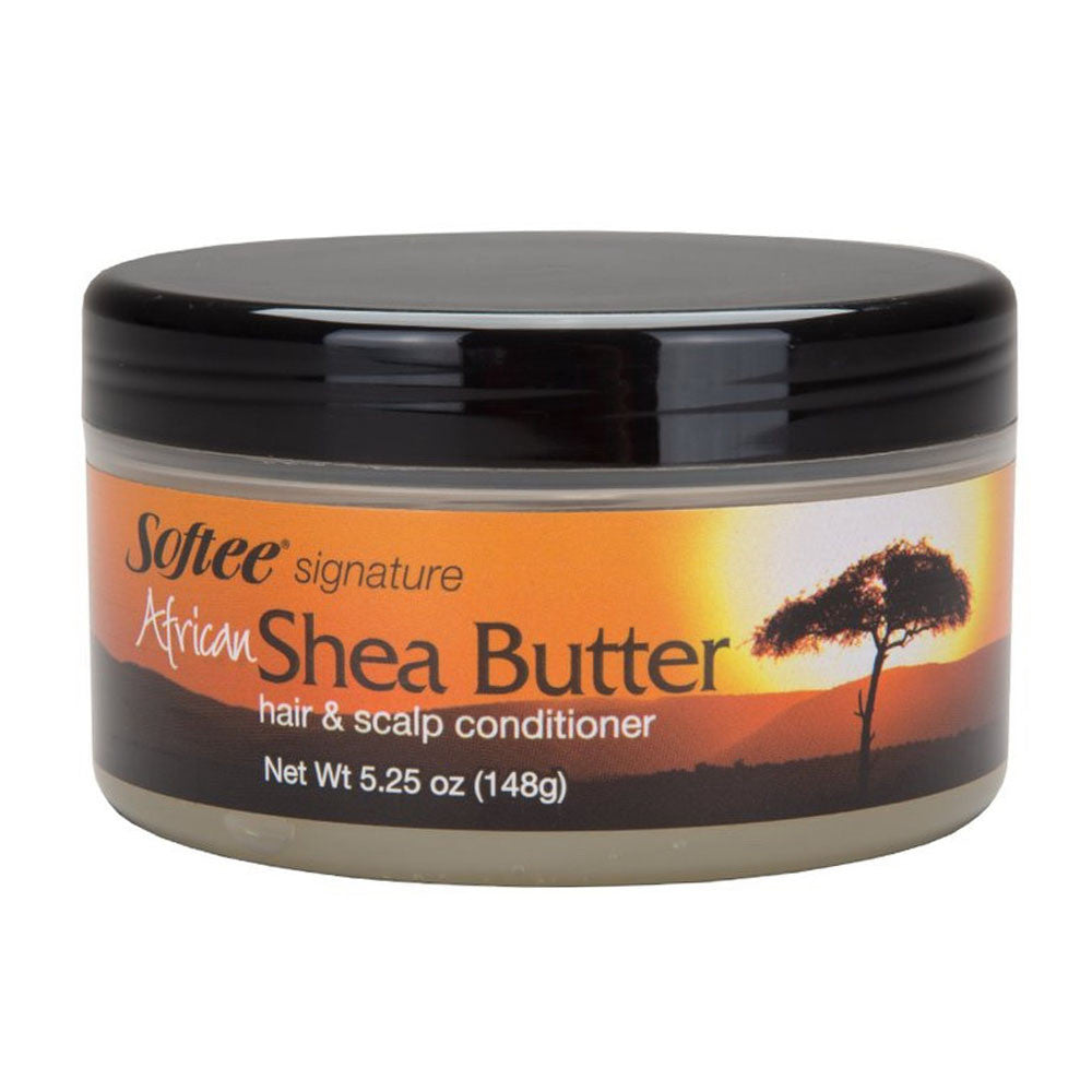 Softee Signature African Shea Butter Hair and Scalp Conditioner, 5.25 Oz
